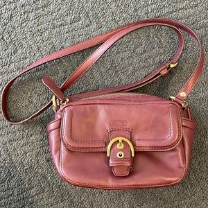 Coach Campbell Camera Bag G1376-F25150 Burgundy